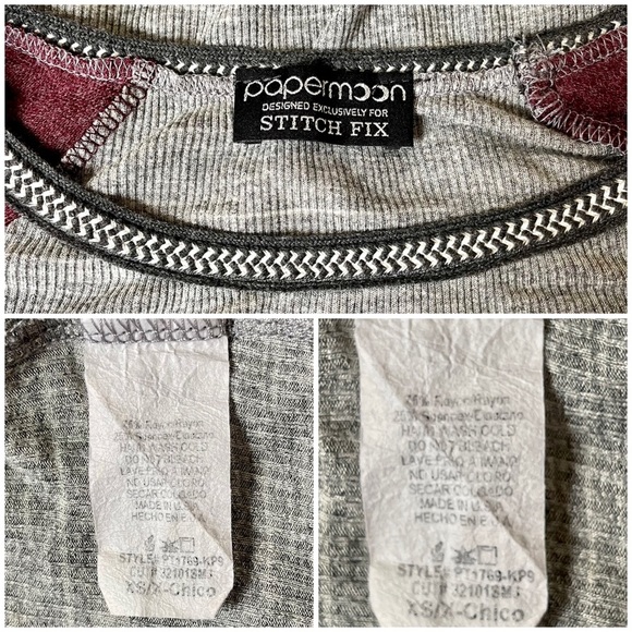 Papermoon Stitchfix Raglan Top - Picture 2 of 3